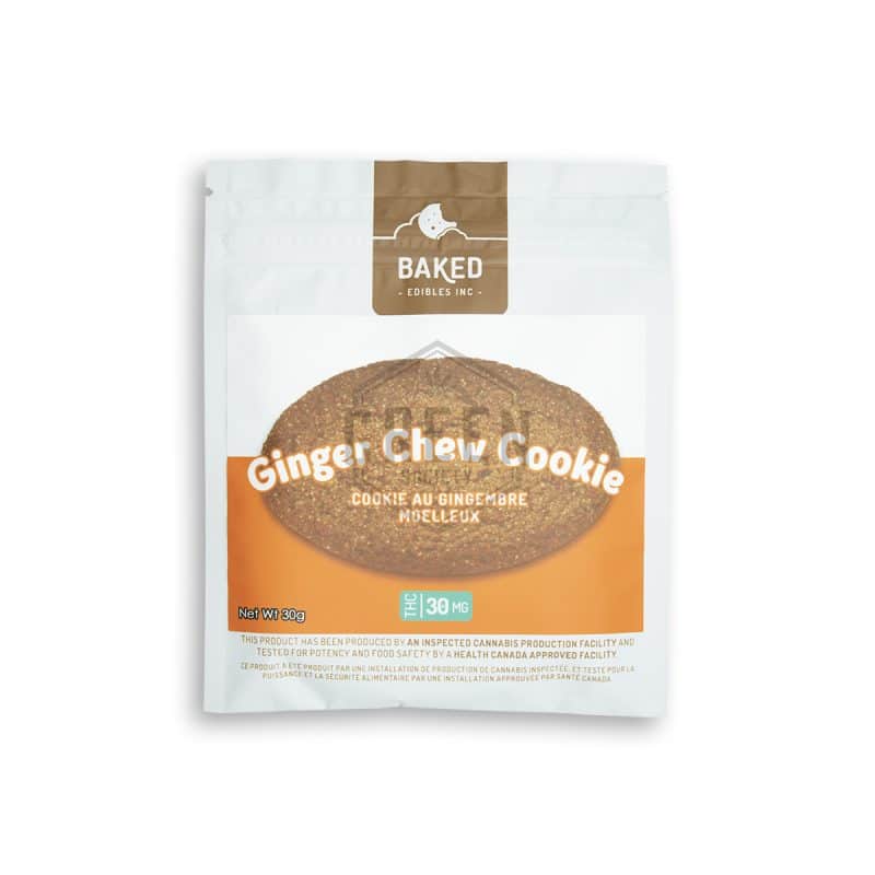 Buy Baked Edibles Ginger Chew Online Green Society