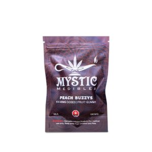 Buy Mystic Medibles Peach Buzzys Online Green Society