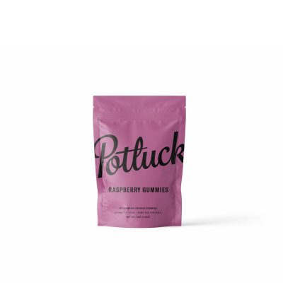 Buy Potluck Raspberry Gummies Online Green Society