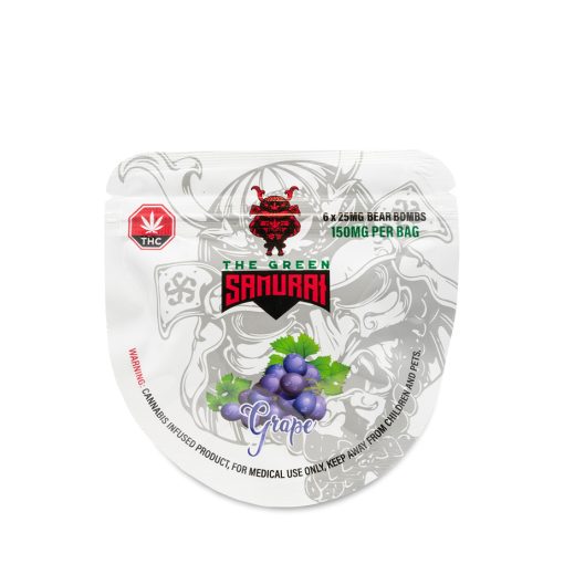 Buy The Green Samurai Grape Gummies Online Green Society