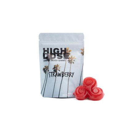 Buy High Dose Strawberry Gummies Online Green Society