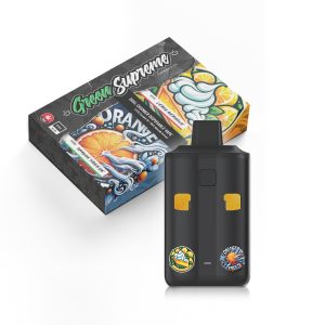 Green Supreme 6mL HTFSE Vape Pen (Lemon Meringue & Orange Freeze)