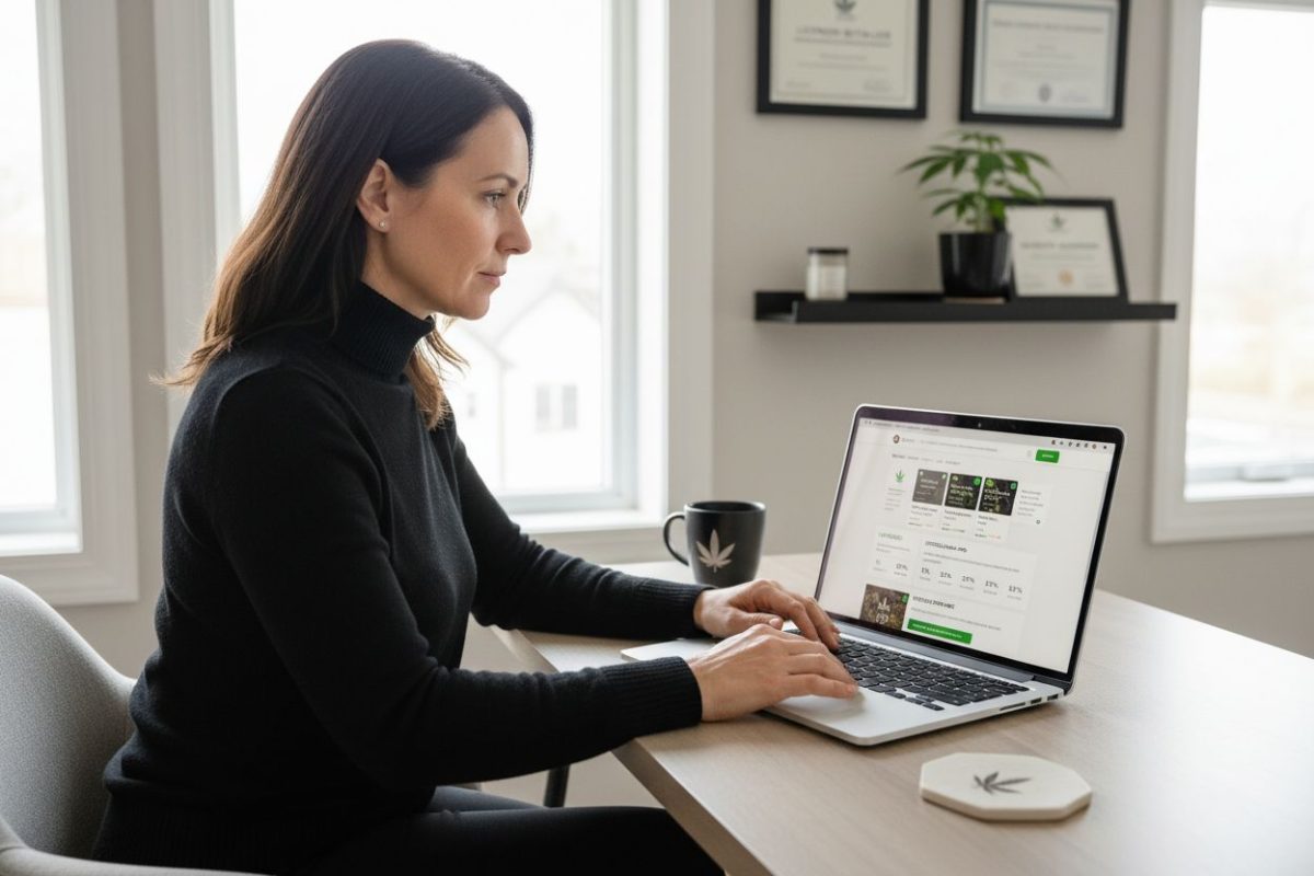 online cannabis shopping