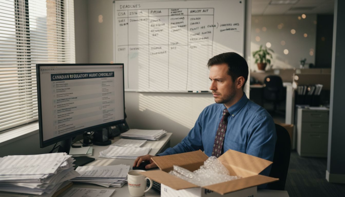 Compliance manager working on cannabis shipping laws