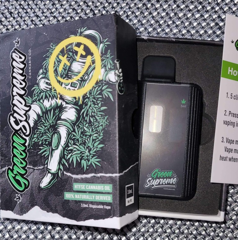 Green Supreme 3mL HTFSE Vape Pens photo review