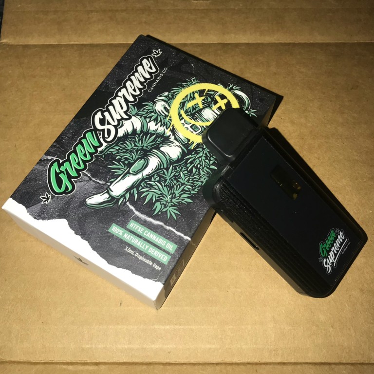 Green Supreme 3mL HTFSE Vape Pens photo review