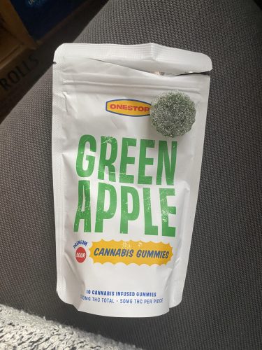 OneStop Green Apple THC Gummies photo review