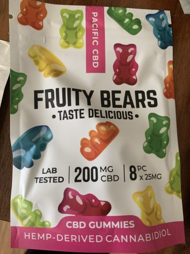 Pacific CBD Fruity Bears photo review