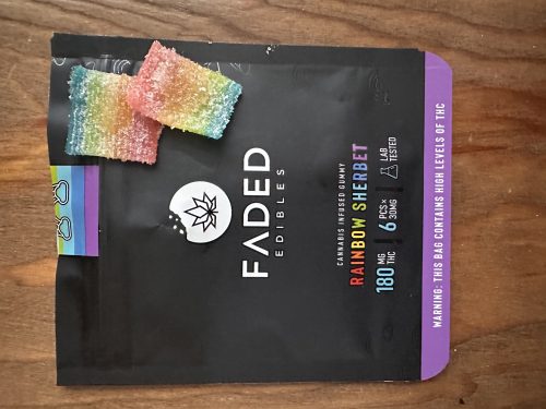 Faded Cannabis Co. Rainbow Sherbet Belts photo review
