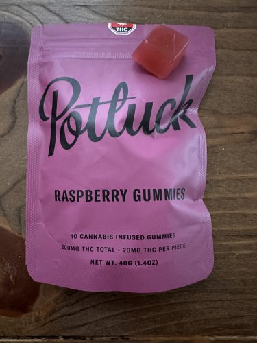 Potluck Raspberry Gummies photo review