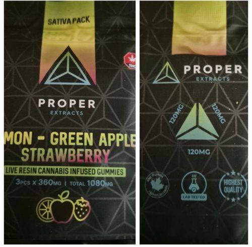 Proper Extracts Sativa Pack Gummies photo review