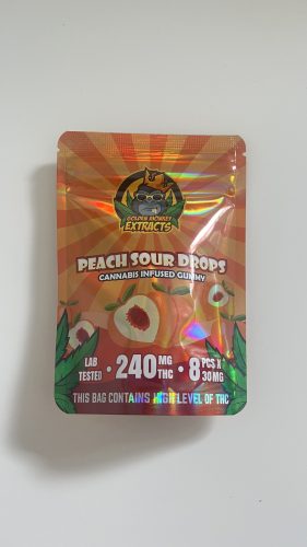 Golden Monkey Extracts Peach Sour Drops photo review