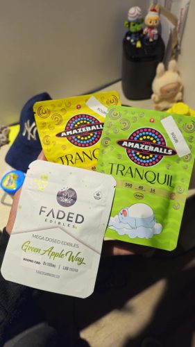 Amazeballs Sour Mango Tranquil Gummies photo review