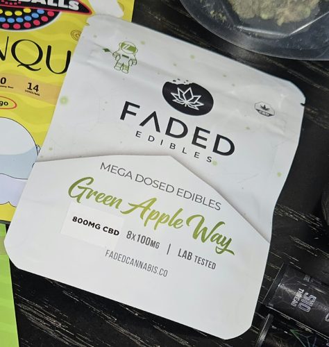Faded Cannabis Co. CBD Green Apple Way Astronauts photo review